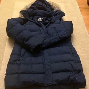 Lands End Puffer coat